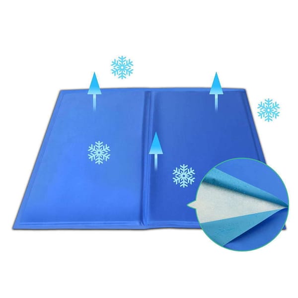 Dog Cooling Mat Medium showing the pressure-activated cooling gel inside