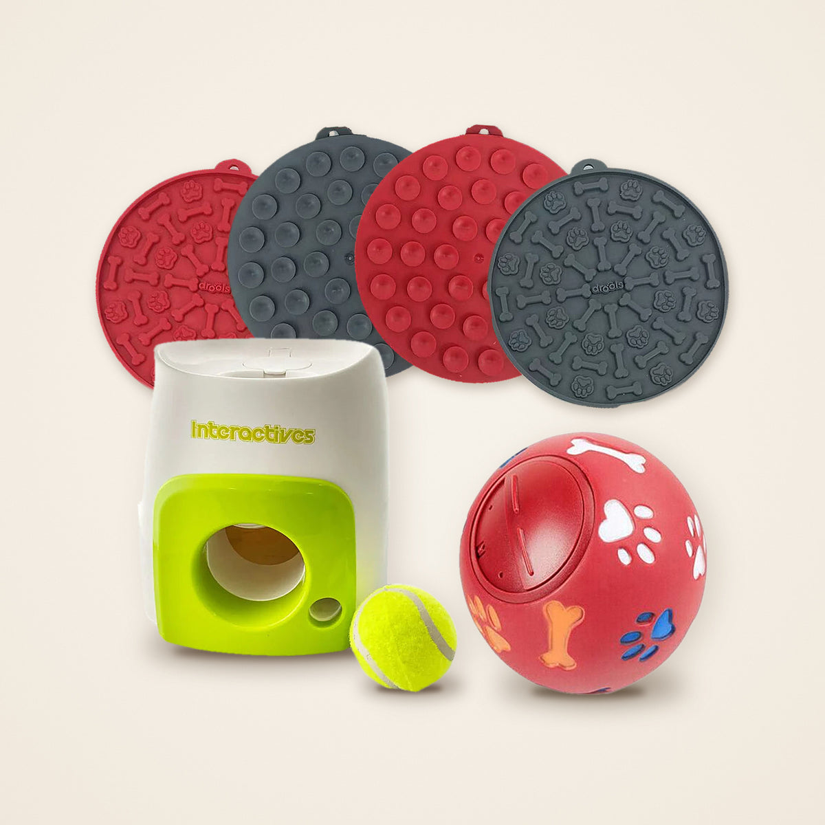 Home Alone Pro Kit: Lick Mat 4-Pack, AFP Treat Reward and Treat Tumbler Ball